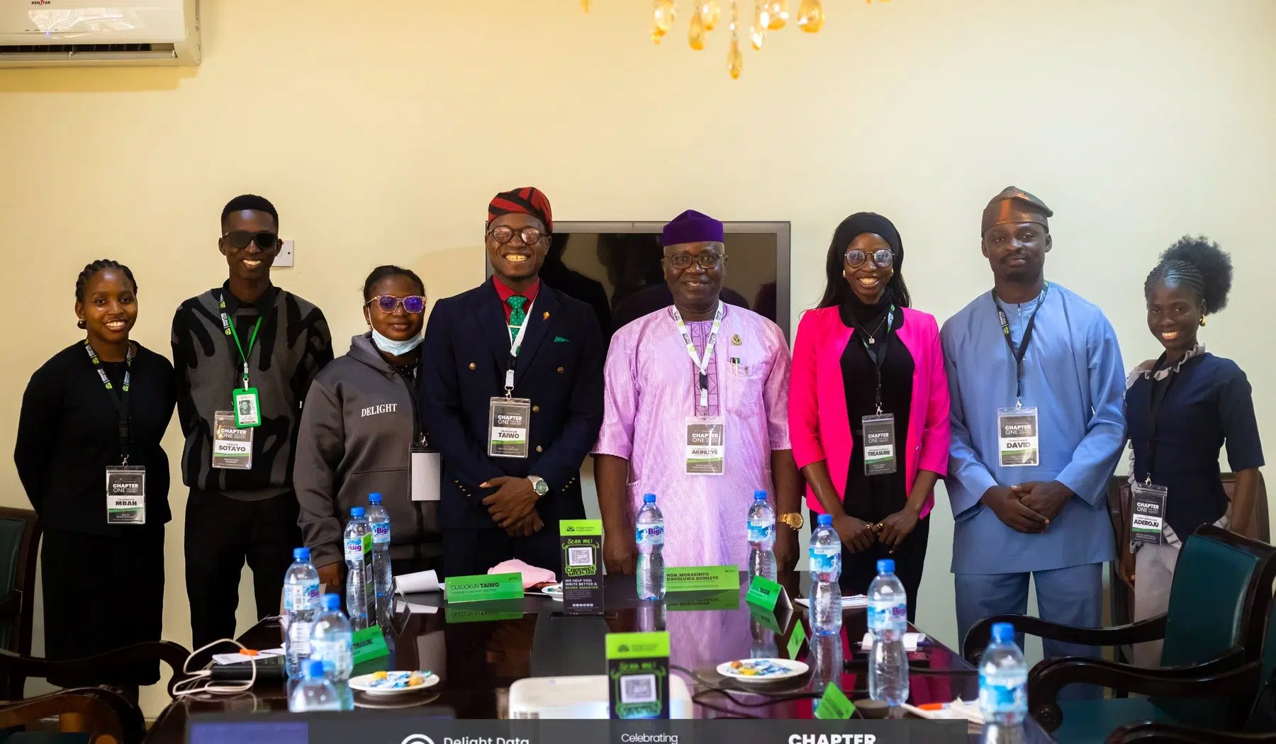 DDE team and guests together at Chapter One: The First Harvest