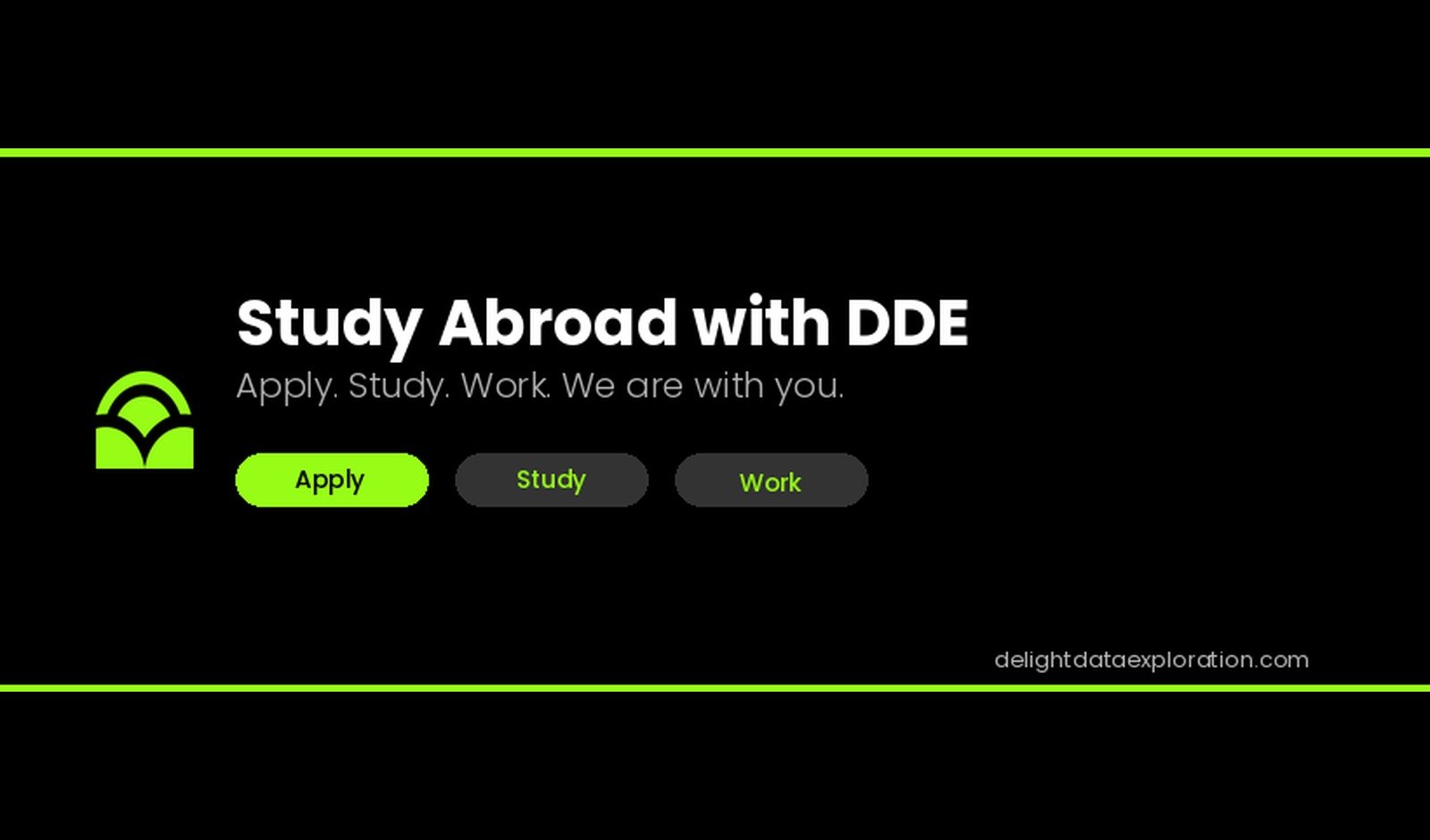 Study Abroad with DDE. Apply, study, work.